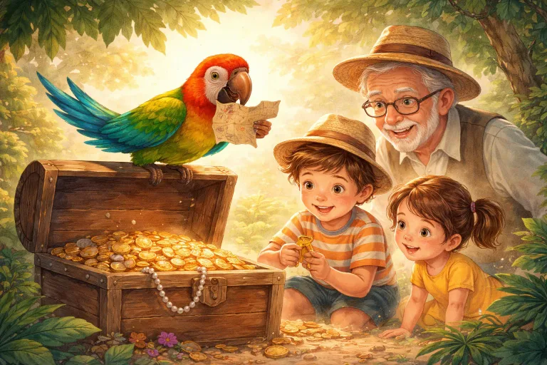 Illustration for The Hidden Trick of the Trusty Parrot