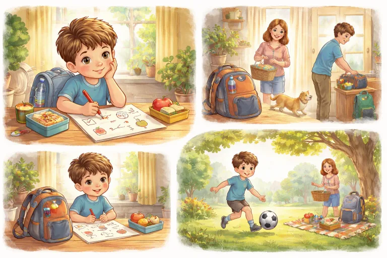 Illustration for The Little Boy Who Learned to Think Ahead