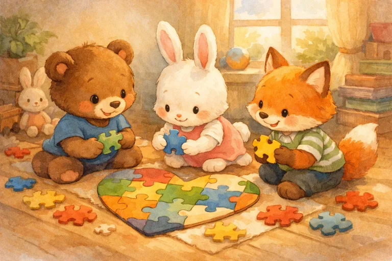 Illustration for The Puzzle of Friendship