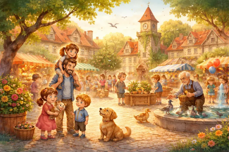 Illustration for The Town Square Tales