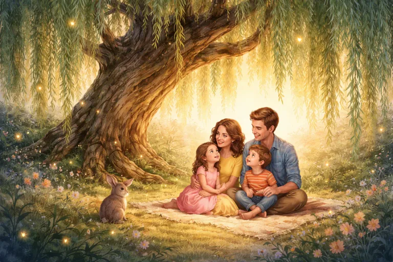 Illustration for The Whispering Willow
