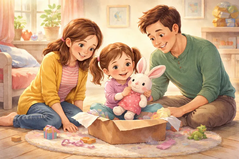 Illustration for Lily and the New Toy