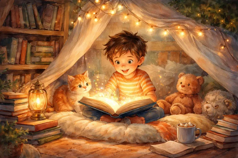 Illustration for Oliver’s Book Adventure