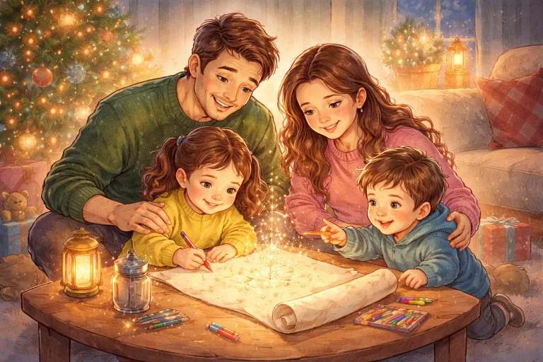 Illustration for The Glittering Wishlist