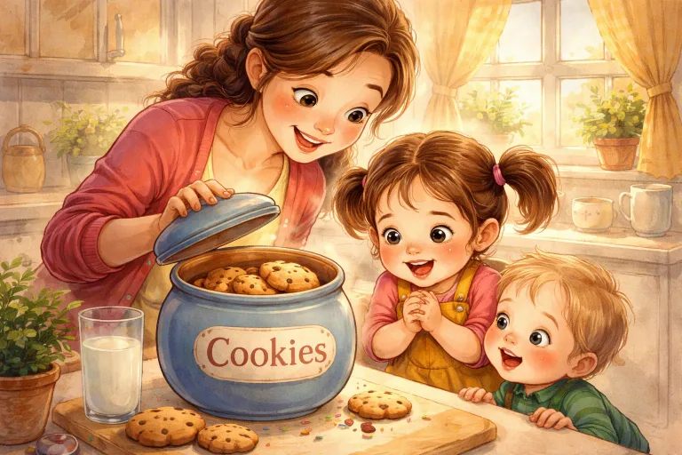 Illustration for The Cookie Jar Surprise