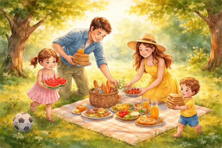 Illustration for The Perfect Picnic Balance