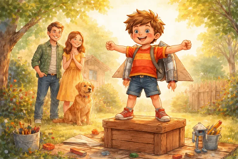 Illustration for The Boy Who Thought He Could Do Anything