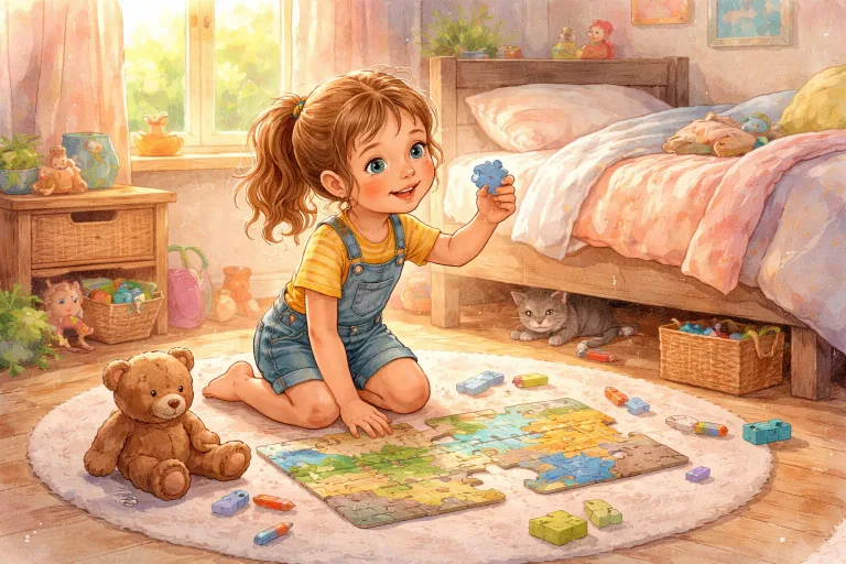 Illustration for Emma and the Missing Puzzle Piece