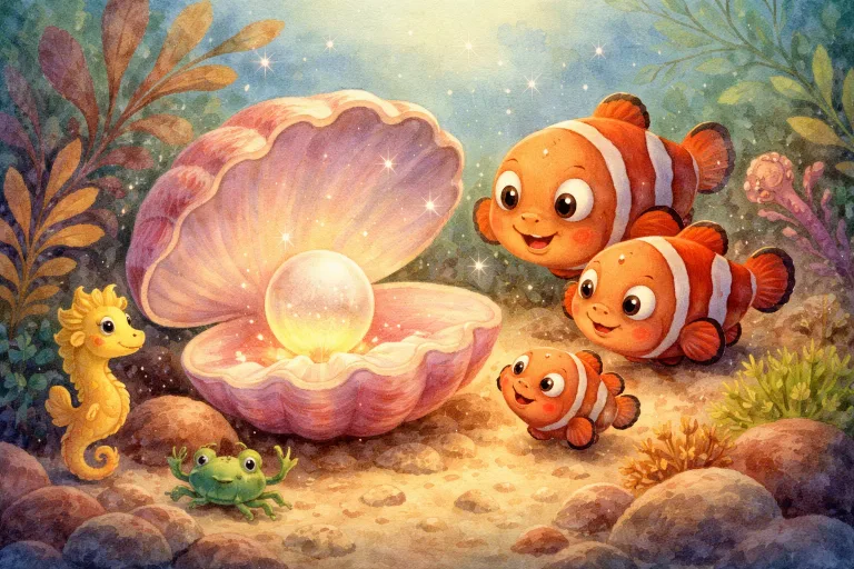 Illustration for The Shiny Shell’s Big Surprise