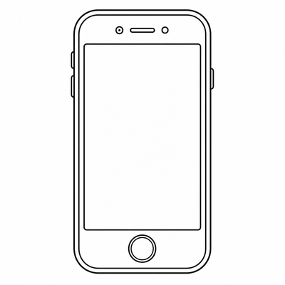 Smartphone coloring page thumbnail