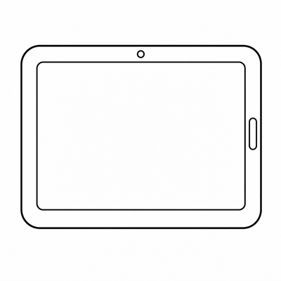 Tablet coloring page thumbnail