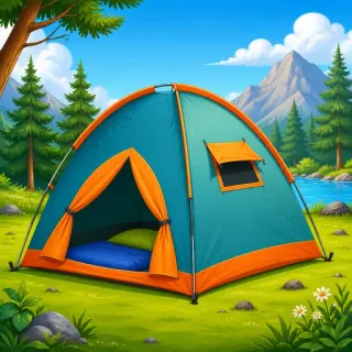 Camping Adventure memory match thumbnail