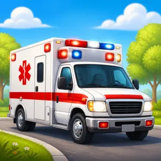 Emergency Vehicles memory match thumbnail