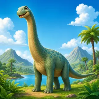 Long-Neck Dinosaurs memory match thumbnail