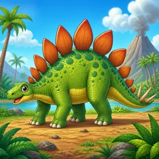 Stegosaurus Adventure memory match thumbnail